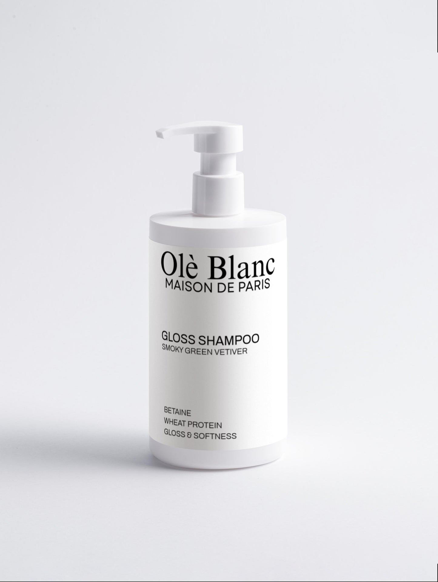 Olè Blanc Gloss Shampoo | Smoky Green Vetiver