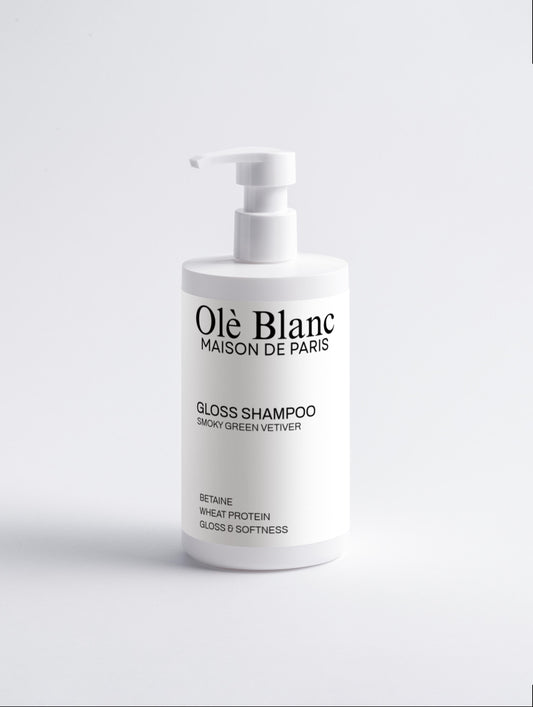 Olè Blanc Gloss Shampoo | Smoky Green Vetiver