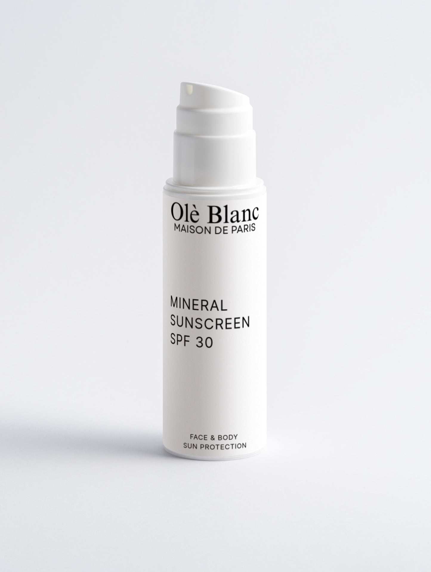 Olè Blanc Mineral Sunscreen SPF30 for Face & Body