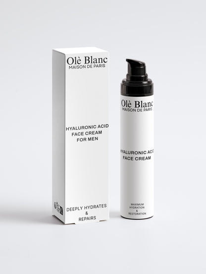 Olè Blanc Hyaluronic Acid Face Cream for Men