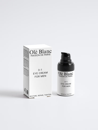 Olè Blanc 3-in-1 Eye Cream for Men