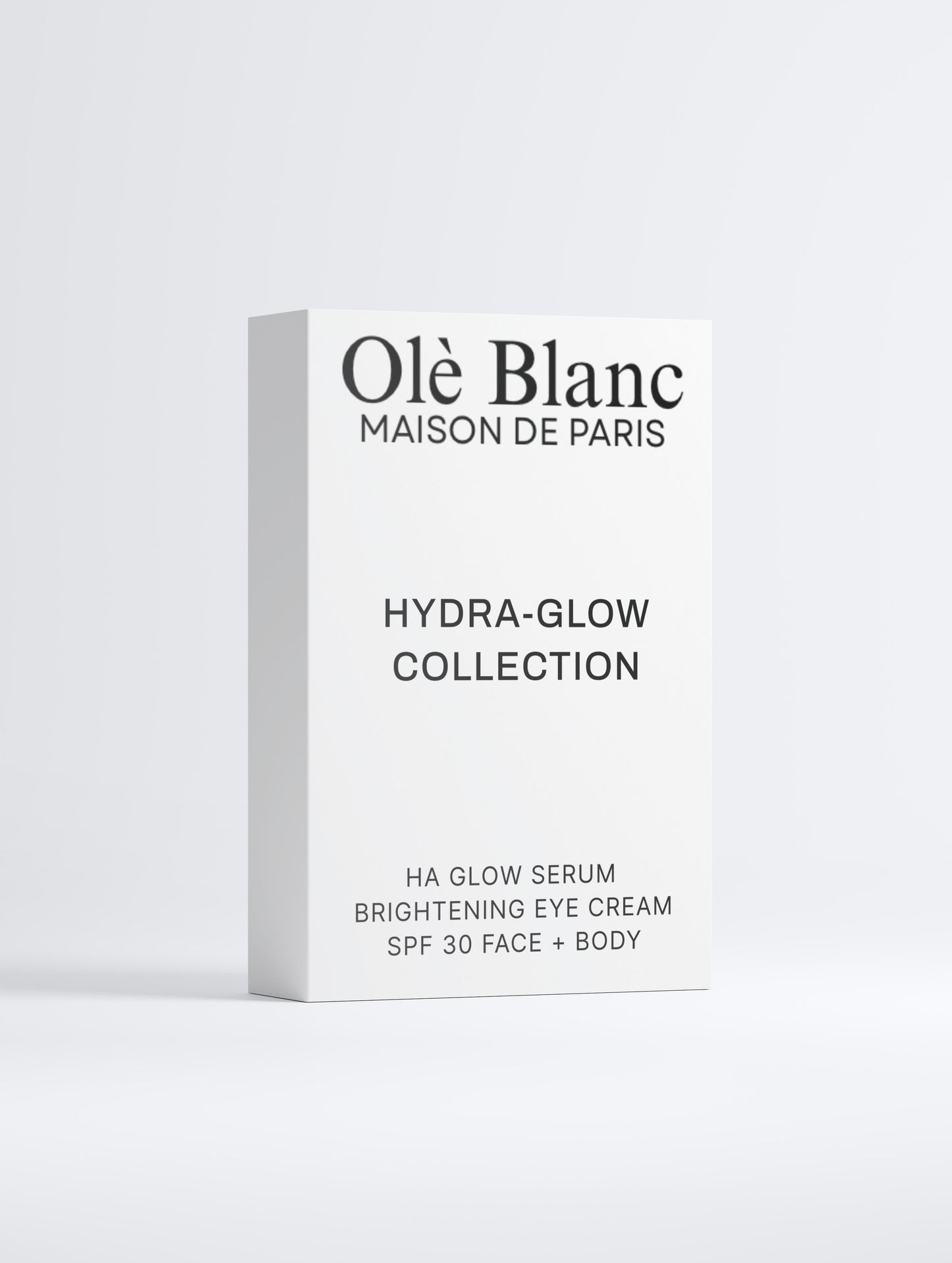 Olè Blanc Hydra-Glow Collection Box
