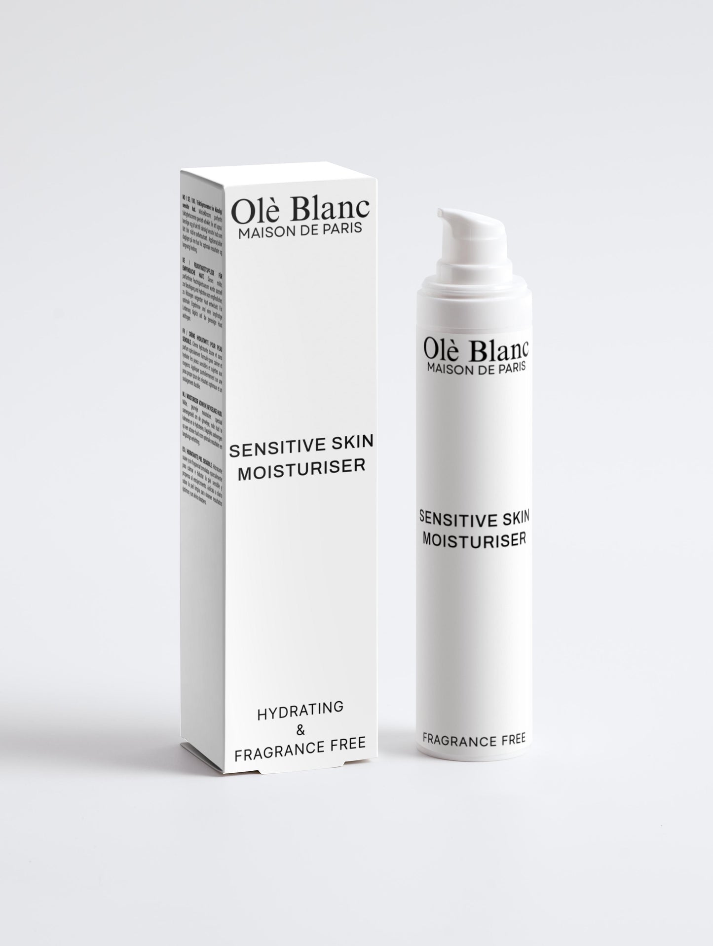 Olè Blanc Sensitive Skin Moisturiser, Fragrance Free