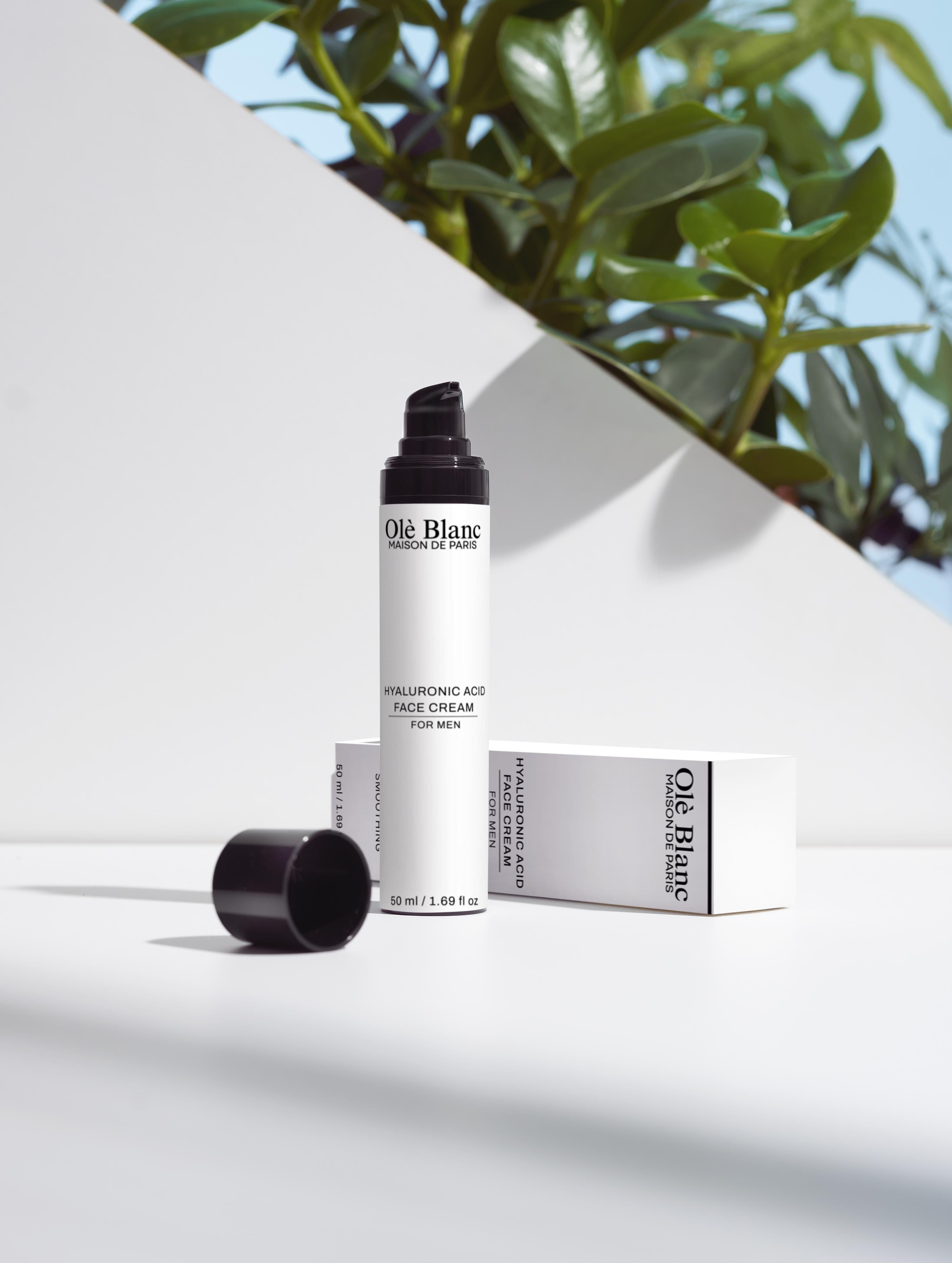 Olè Blanc Hyaluronic Acid Face Cream for Men