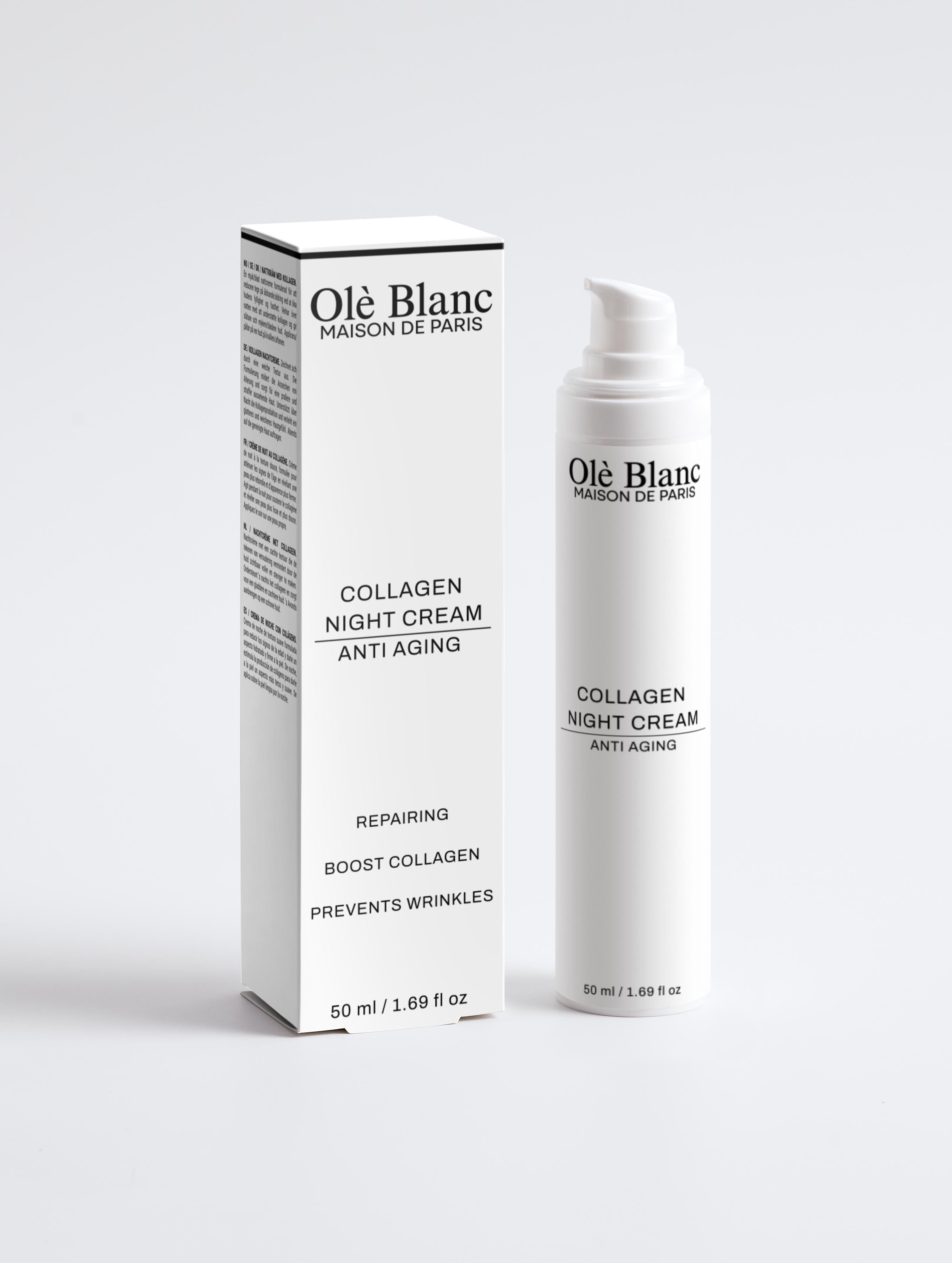 Olè Blanc Collagen Anti-Age Night Cream