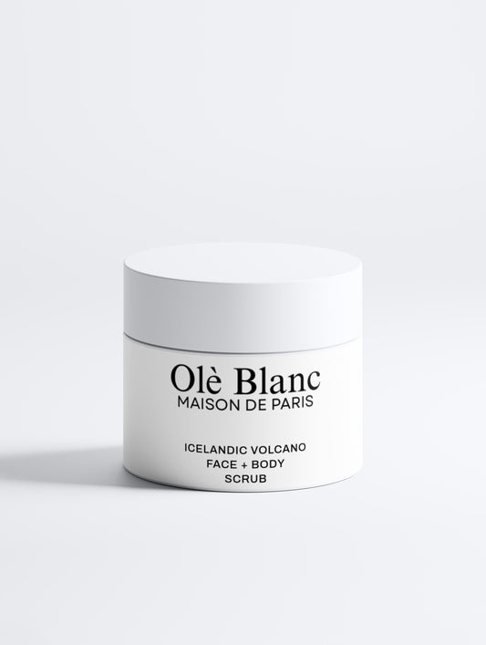 Olè Blanc Icelandic Volcano Face & Body Scrub